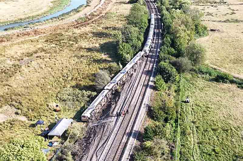 13 August train derailment near Lewes
