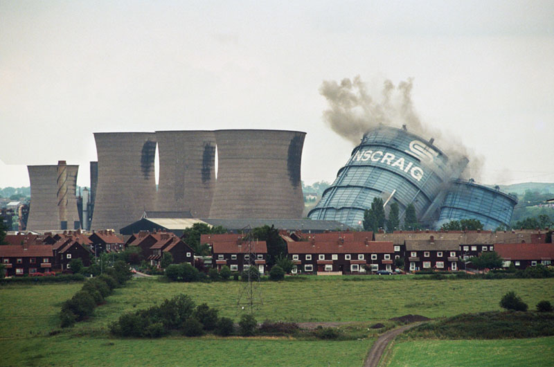 Demolition of Ravenscraig steelworks