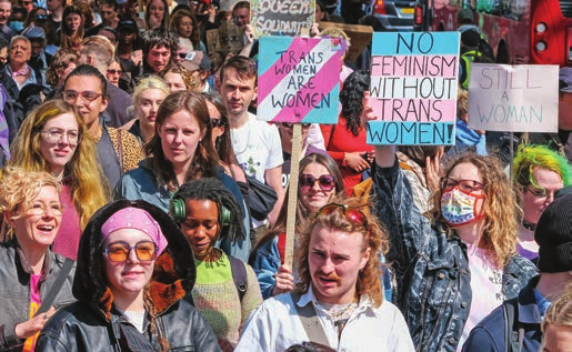 Pro-trans demonstration