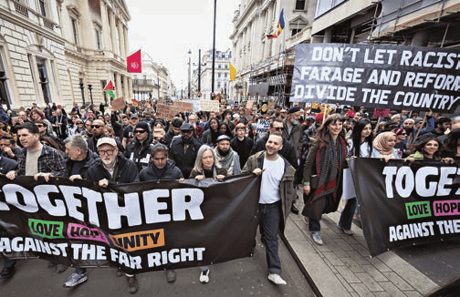 Together Alliance march, London, March 28