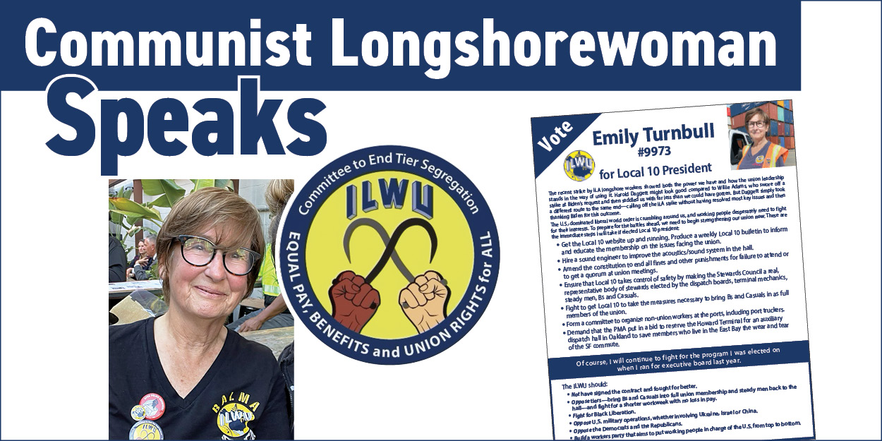 Communist Longshorewoman Speaks