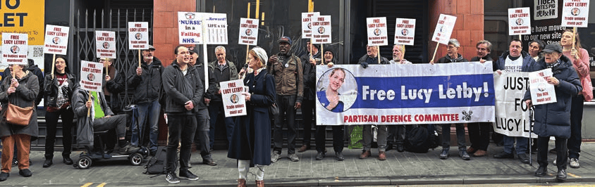Rally initiated by Partisan Defence Committee