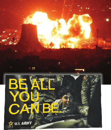 War and army recruitment