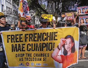 Demanding freedom for Tacloban 5