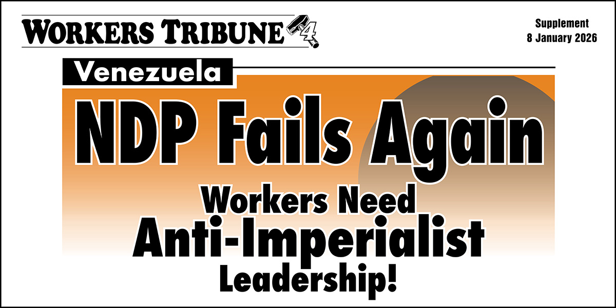 Venezuela: NDP Fails Again