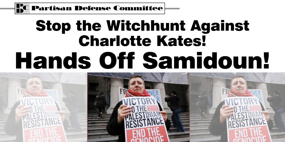 Stop the Witchhunt Against Charlotte Kates!