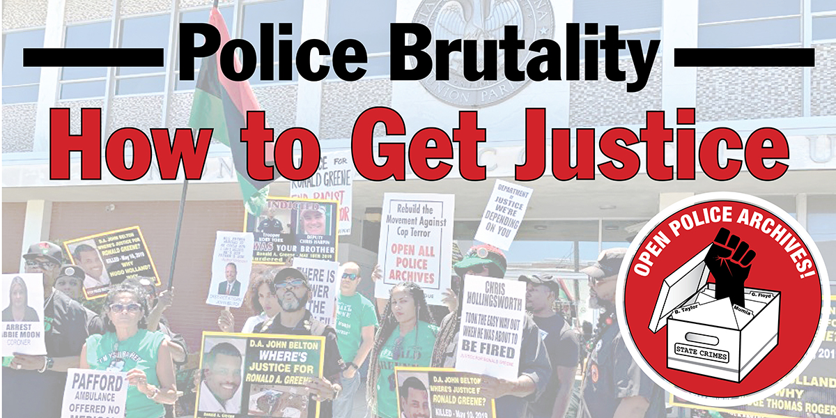 Police Brutality:  How to Get Justice