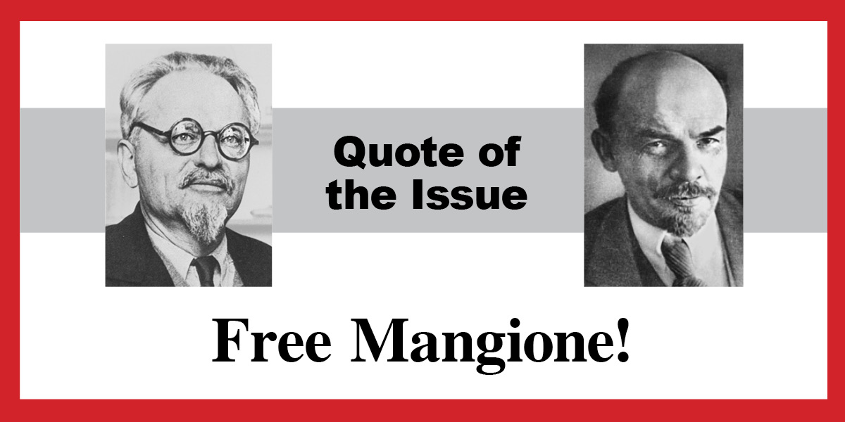 Quote: Free Mangione!