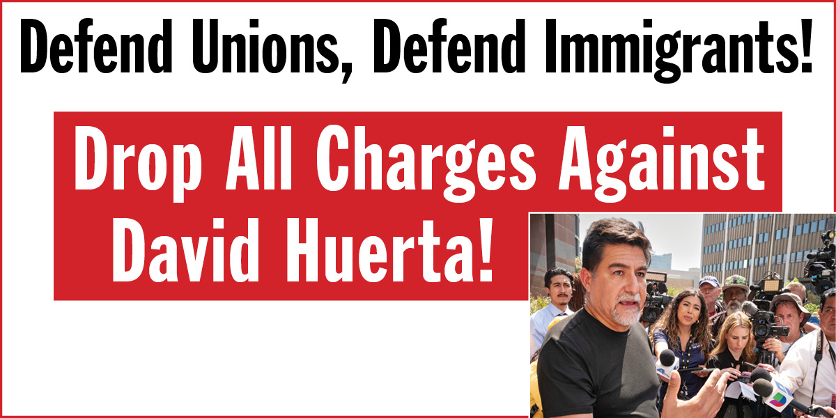 Drop All Charges Against David Huerta!