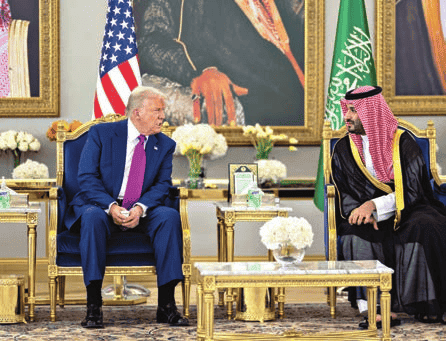 Trump meets Crown Prince Bin Salman
