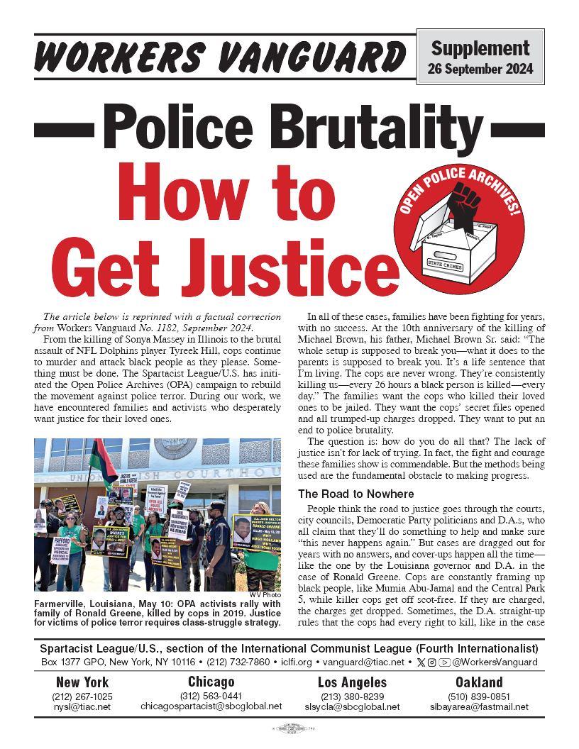 Police Brutality:  How to Get Justice  |  2024年9月26日