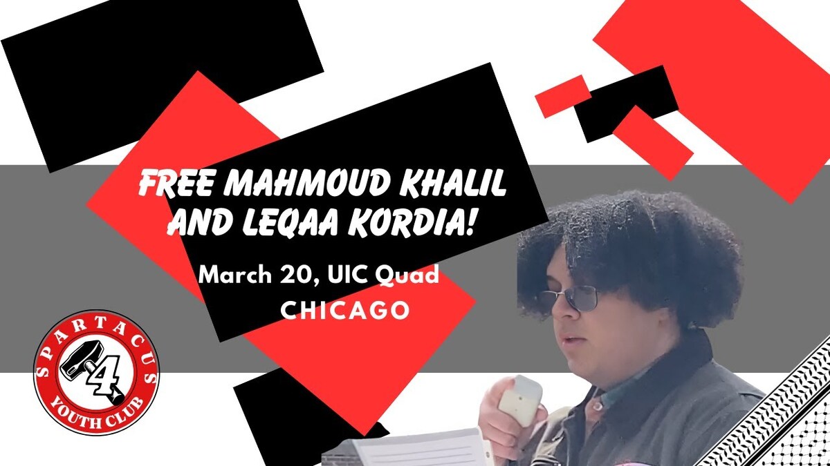 Free Mahmoud Khalil and Leeqa Kordia!  |  20 March 2025