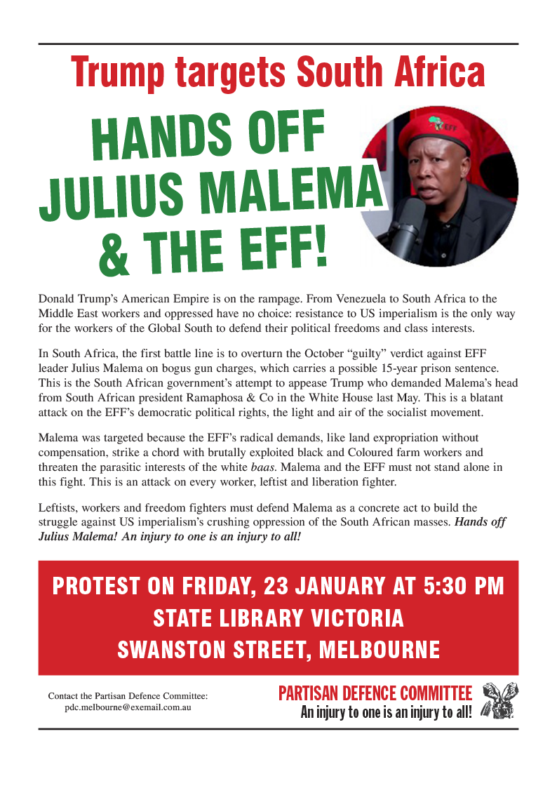 Hands off Julius Malema & the EFF!