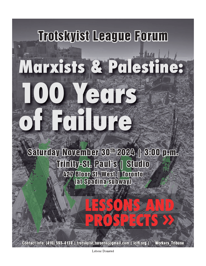 Marxists & Palestine: 100 Years of Failure