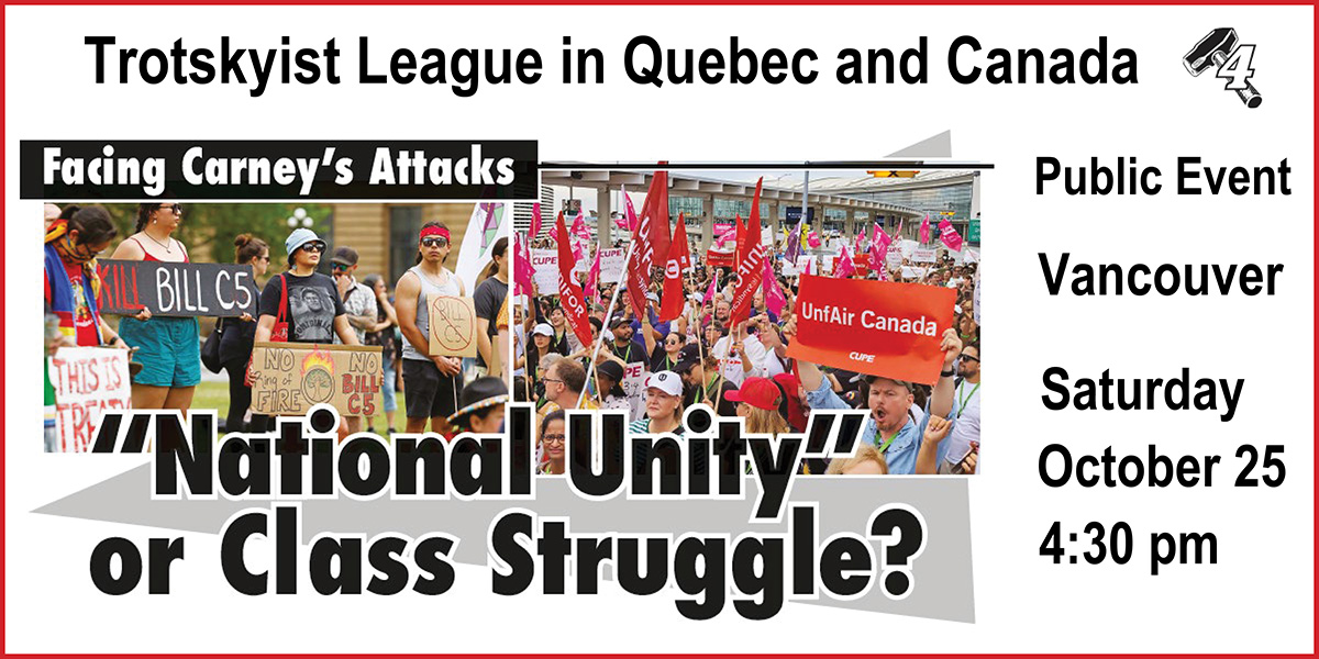 Facing Carney’s Attacks: “National Unity” or Class Struggle?