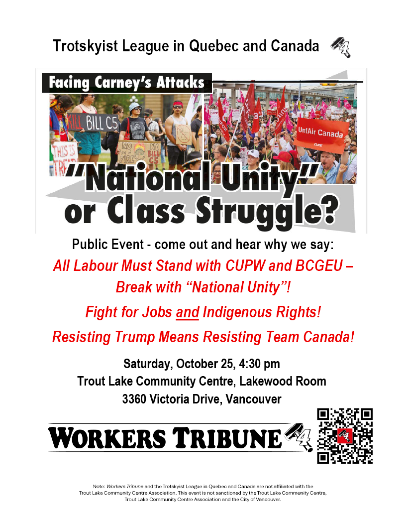 Facing Carney’s Attacks: “National Unity” or Class Struggle?