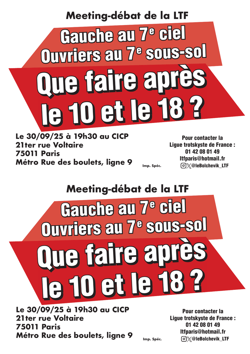 Que faire après le 10 et le 18 ?