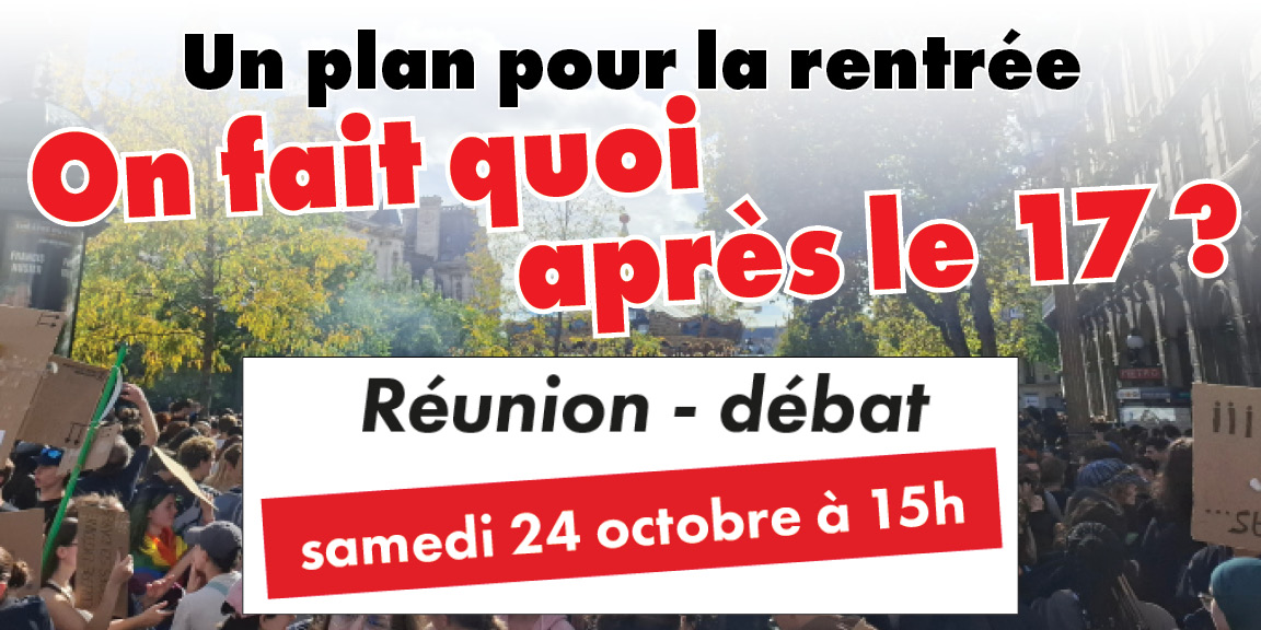 On fait quoi après le 17 ?