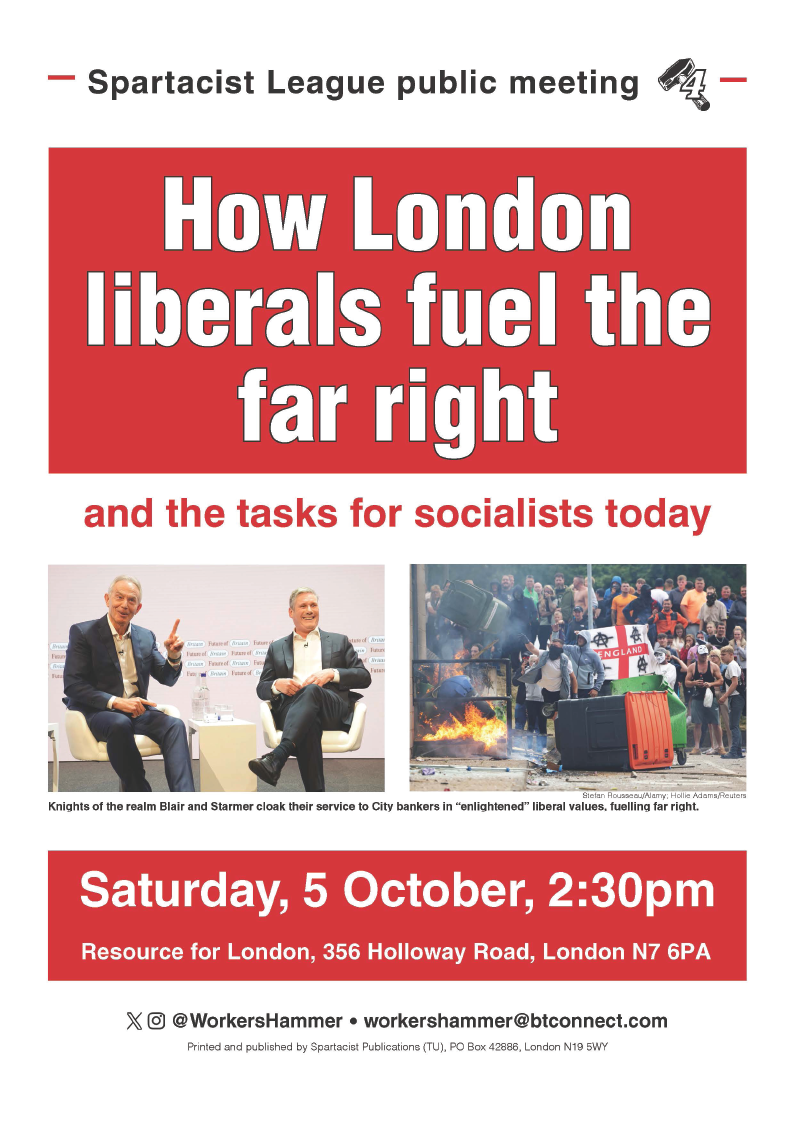 How London liberals fuel the far right