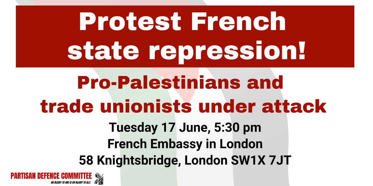 Protest French State Repression!