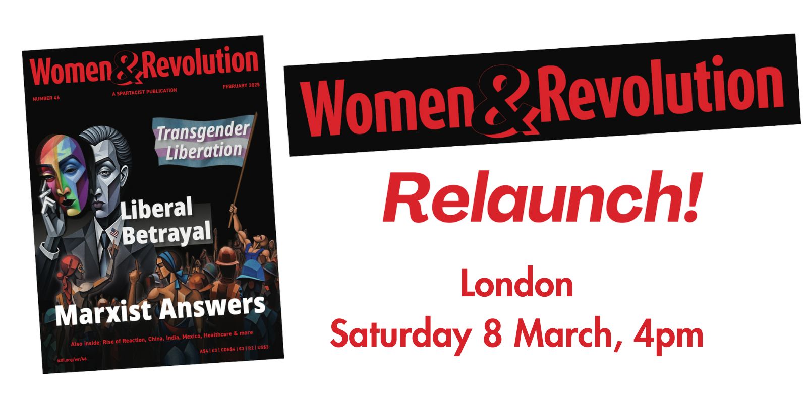 Women & Revolution Relaunch!