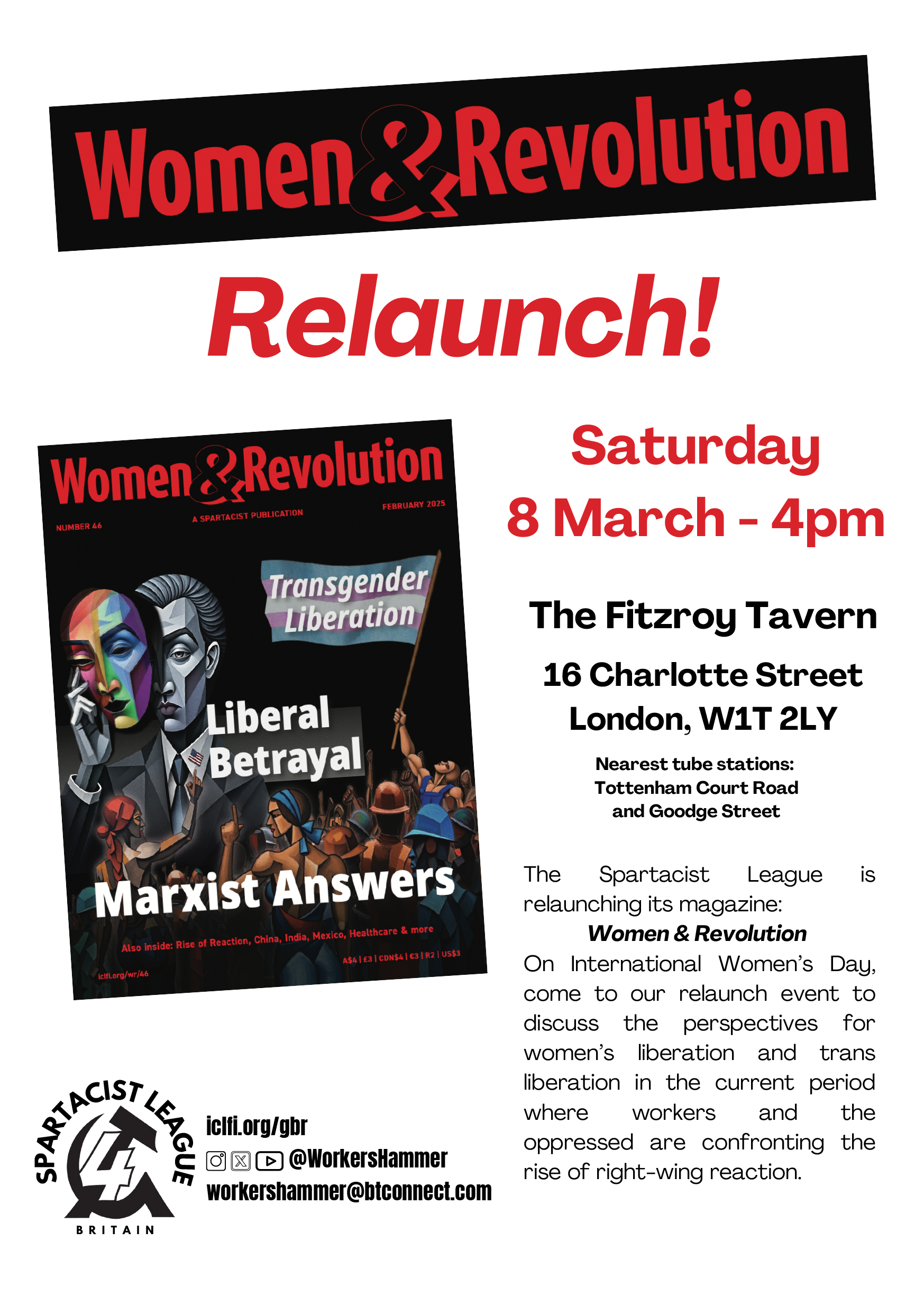 Women & Revolution Relaunch!