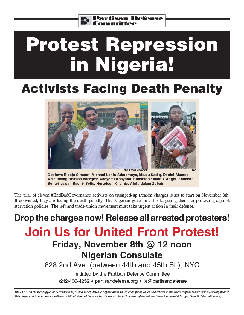 Protest Repression in Nigeria! | Activists Facing Death Penalty