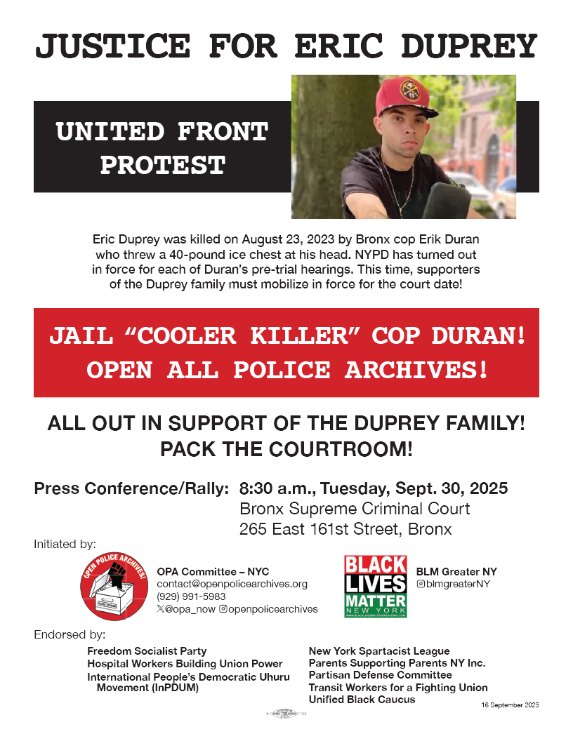 Justice for Eric Duprey!