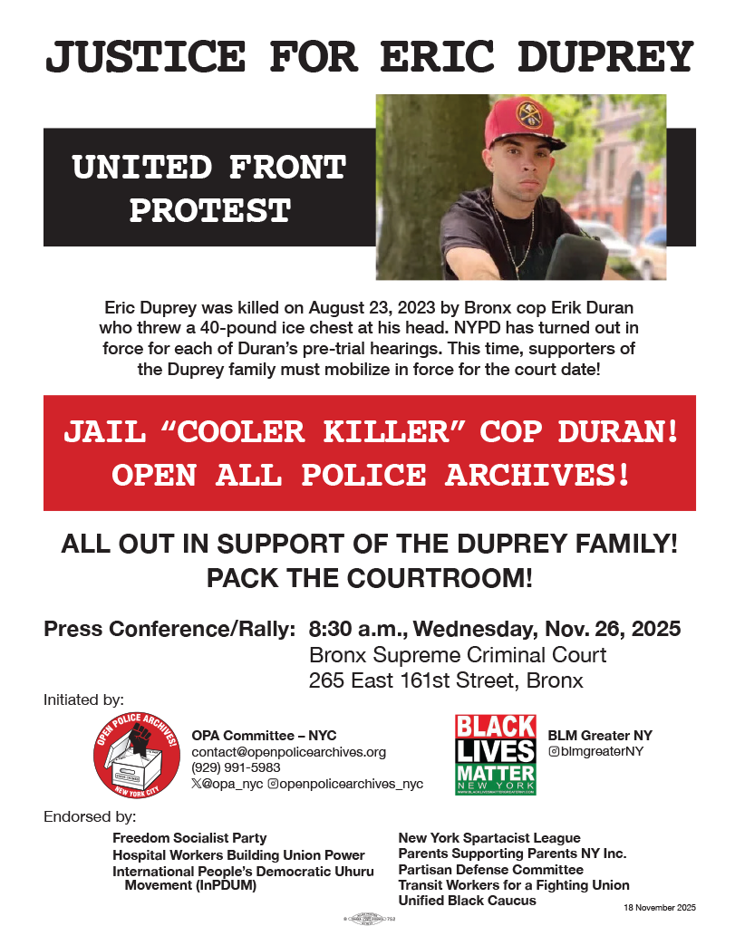 Justice for Eric Duprey!