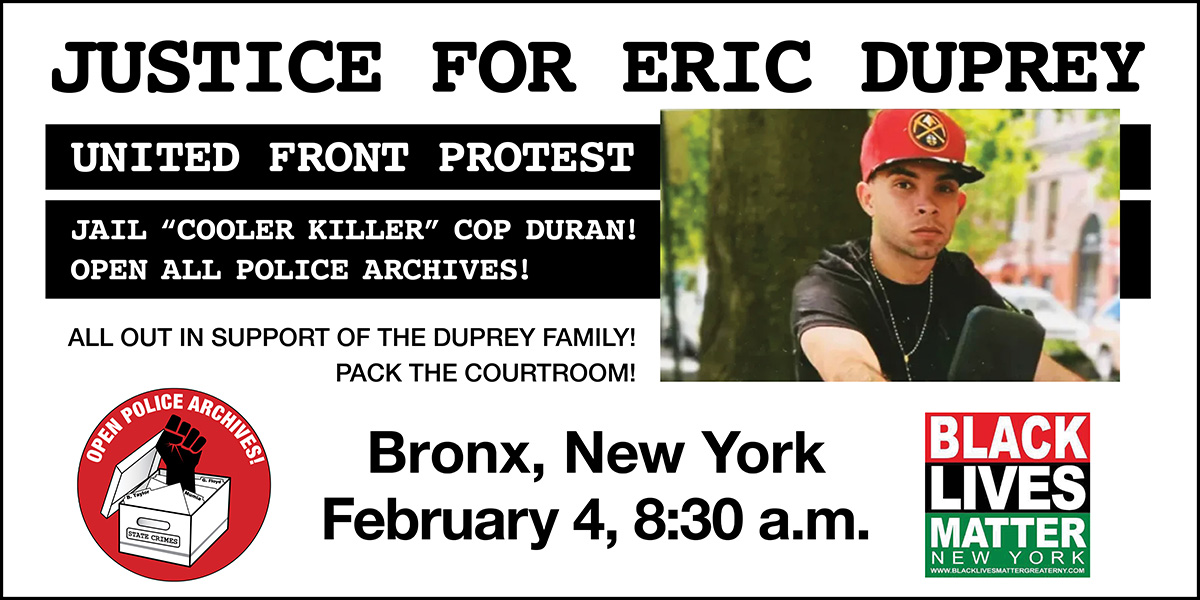 Justice for Eric Duprey!