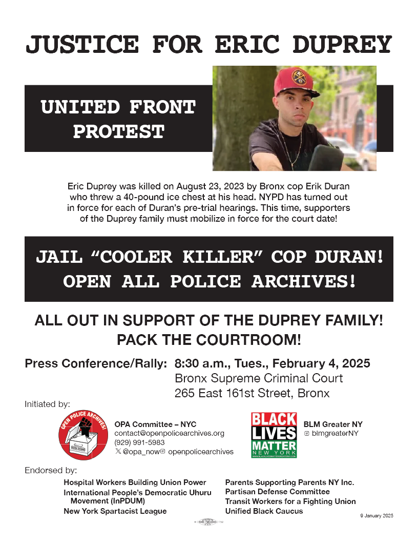 Justice for Eric Duprey!