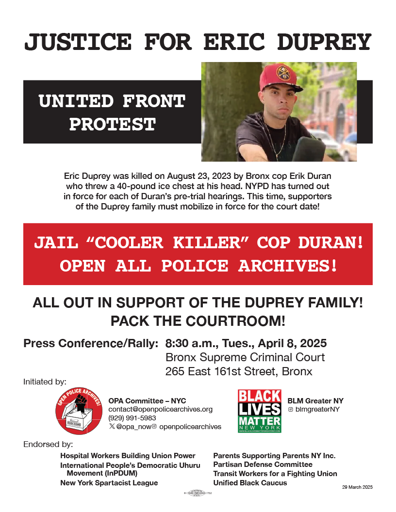 Justice for Eric Duprey!