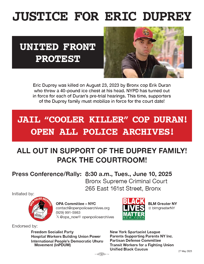 Justice for Eric Duprey!