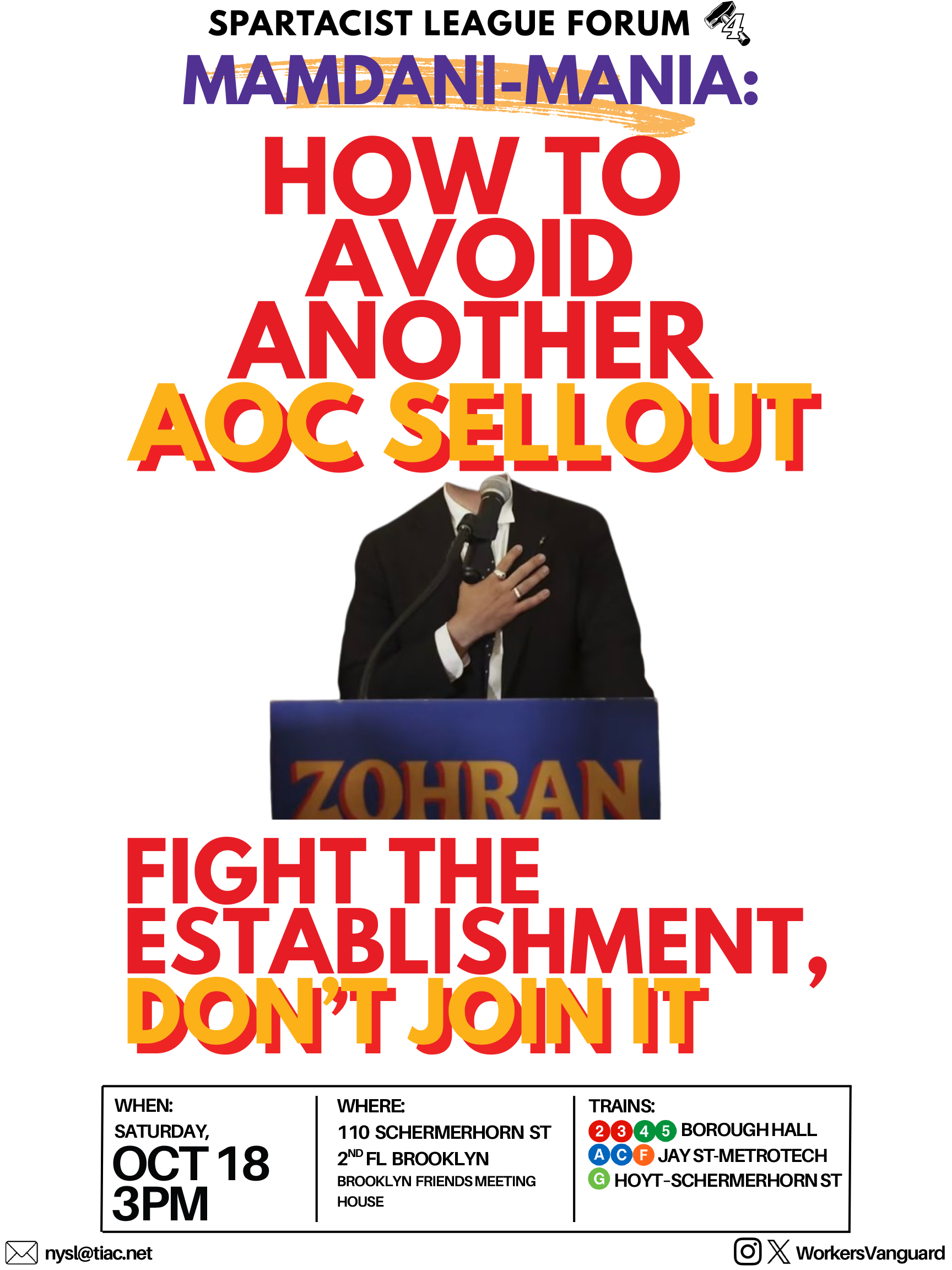 MAMDANI-MANIA: HOW TO AVOID ANOTHER AOC SELLOUT