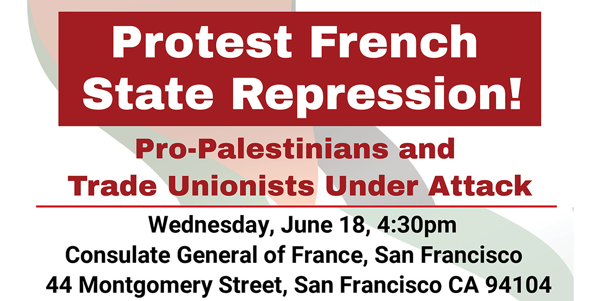 Protest French State Repression!