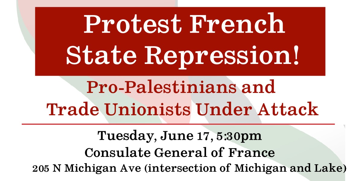 Protest French State Repression!